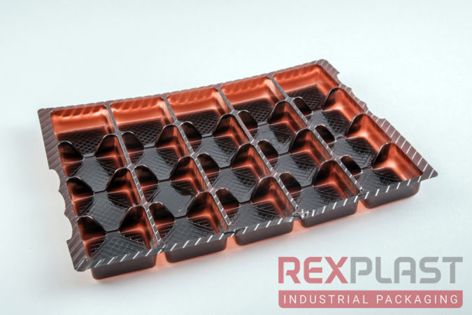 Chocolate Plastic Trays